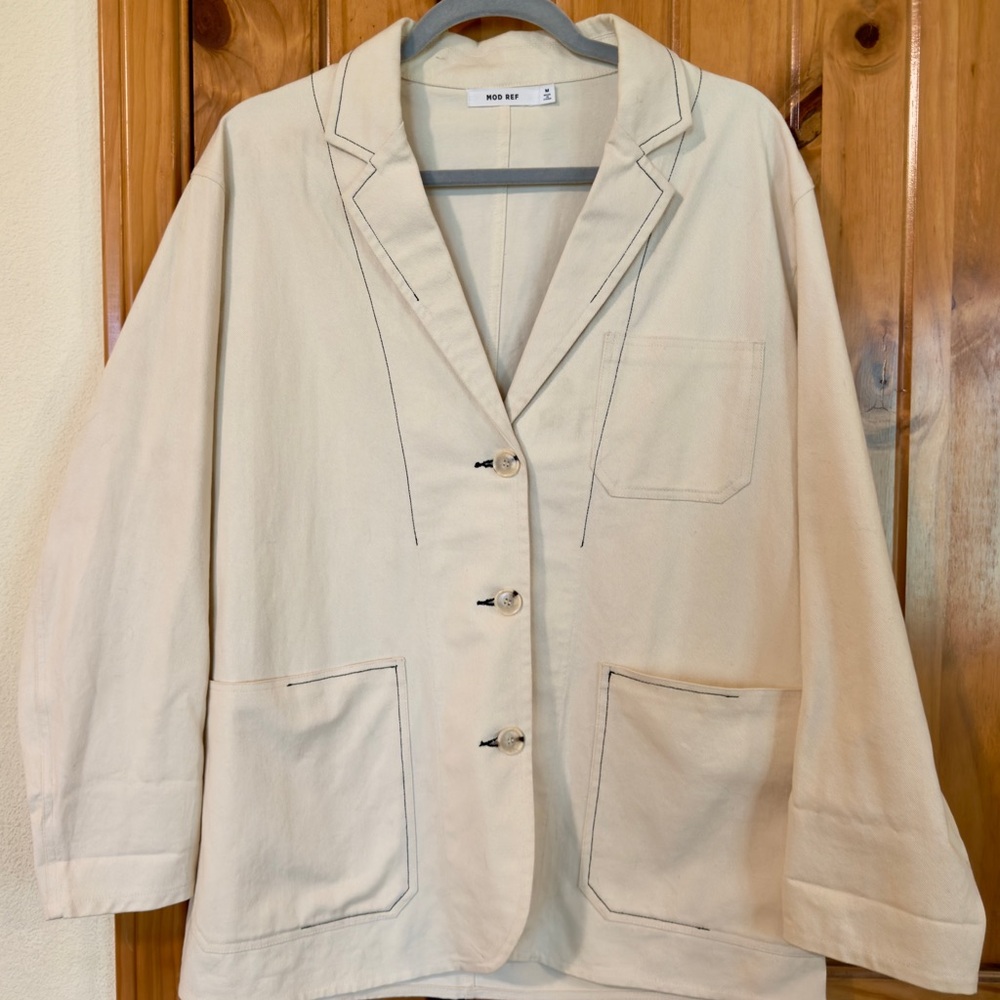 Mod Ref Cream Blazer - image 2